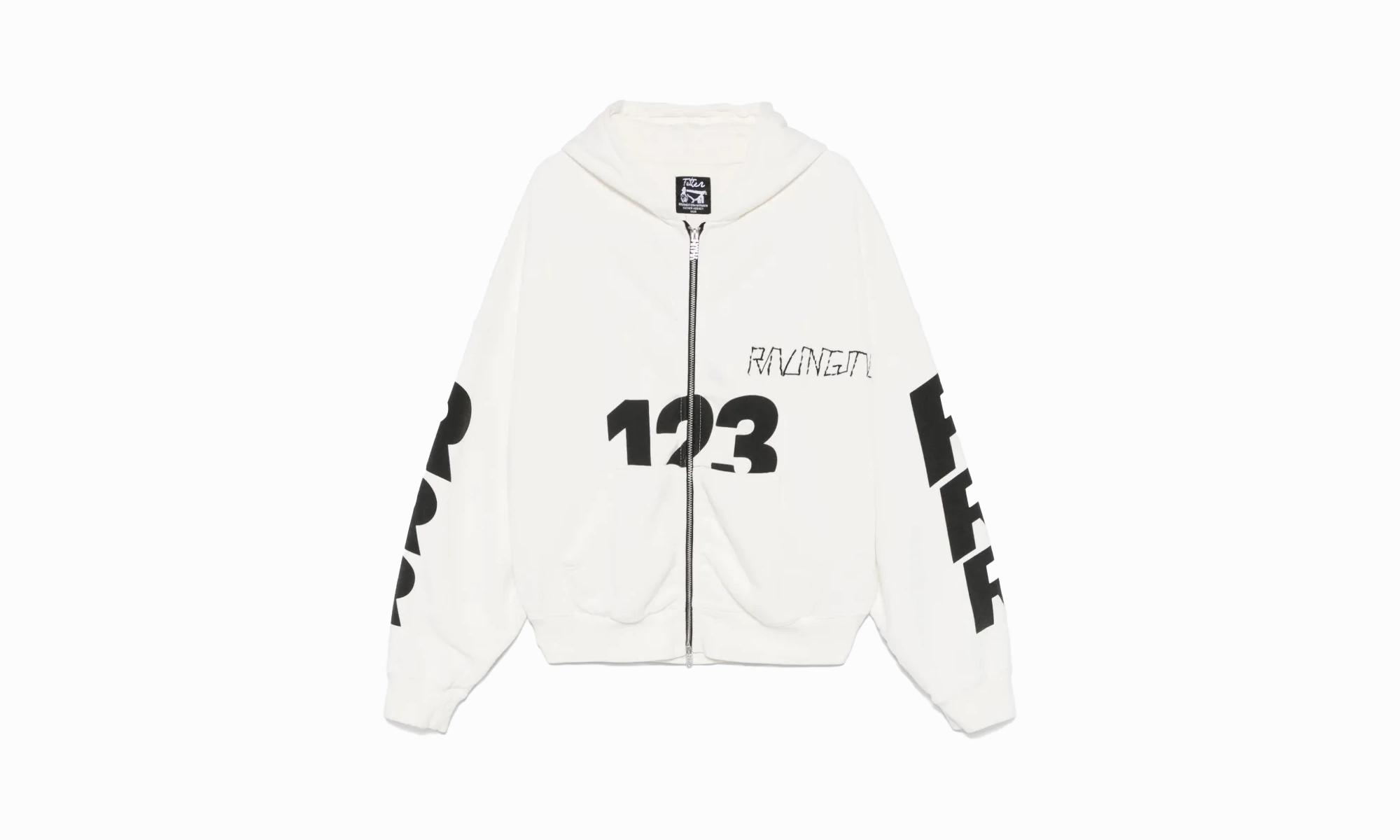 USO-123 CVA ZIP HOODIE MAX "White"