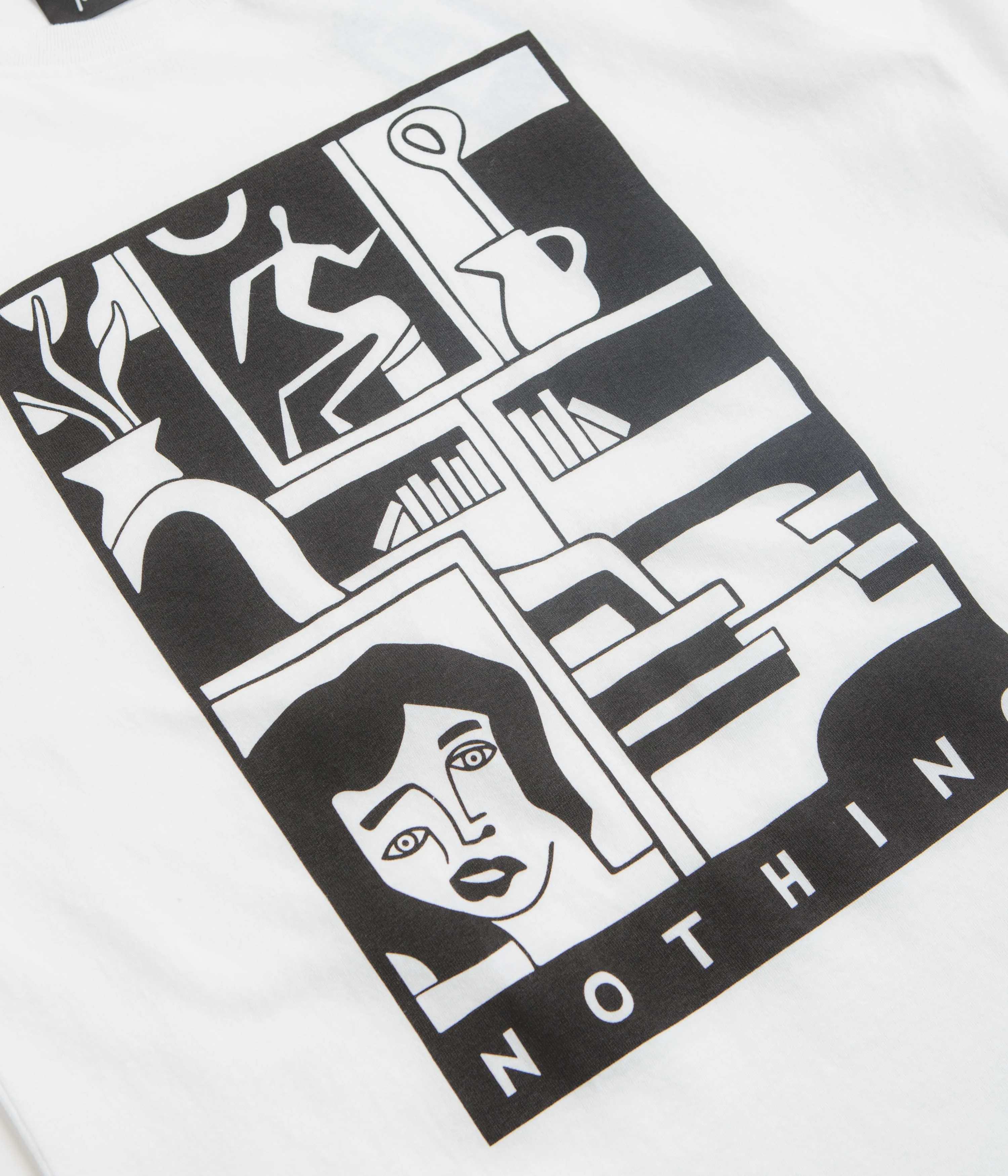 by Parra Our House T-Shirt - White Running clothes
