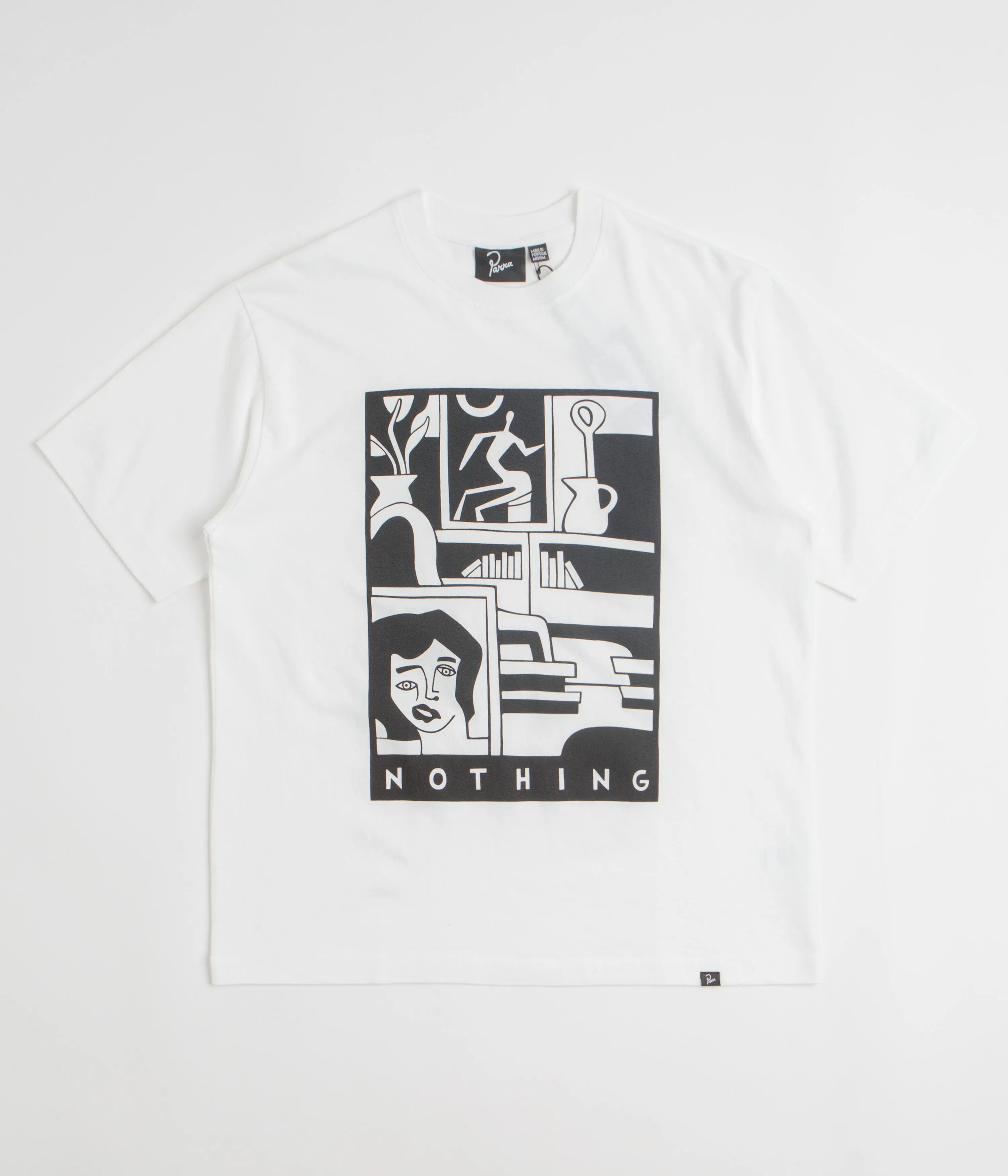by Parra Our House T-Shirt - White Modern Prints