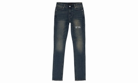 Everyday Basic Casual Outfit MINERAL SKINNY JEANS "Blue"
