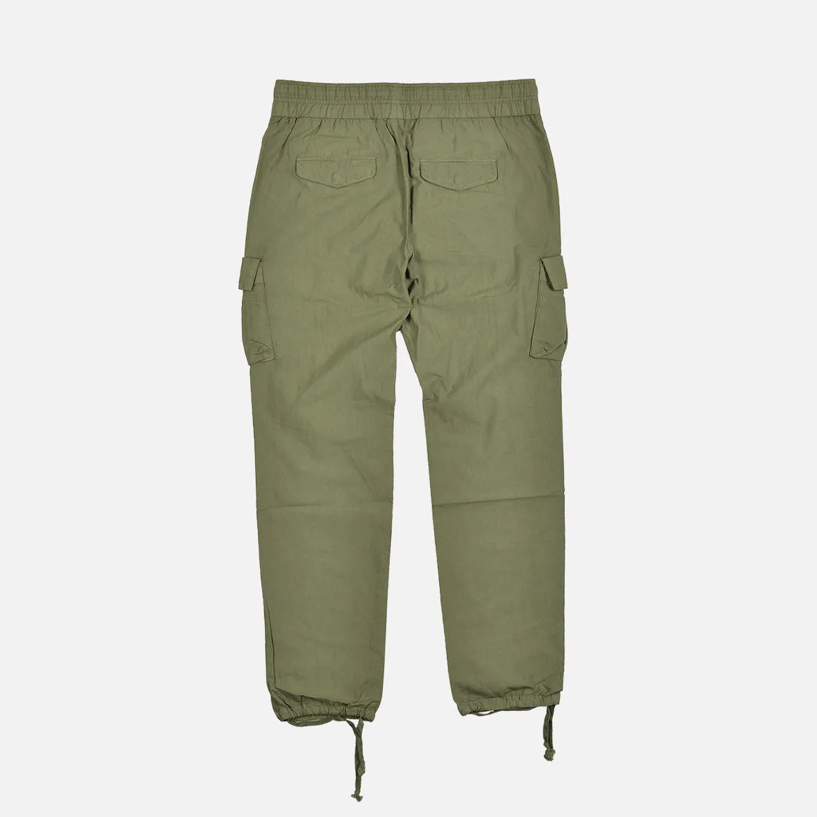 SATEEN CARGO PANTS - OLIVE Loose Thread Dream Feel