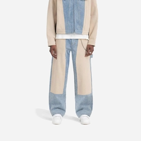 REPRESENT | R3C-V2 COLOUR BLOCK CARPENTER DENIM { BLUE QuickReleaseFastener DoubleLayered