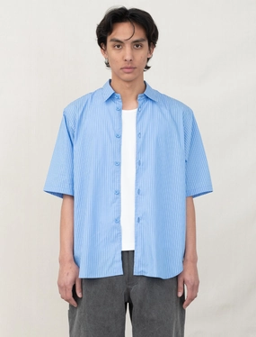 R18S9 Weather Shirt (Pool Stripe) Abrasion Resistant Surface SoftLining