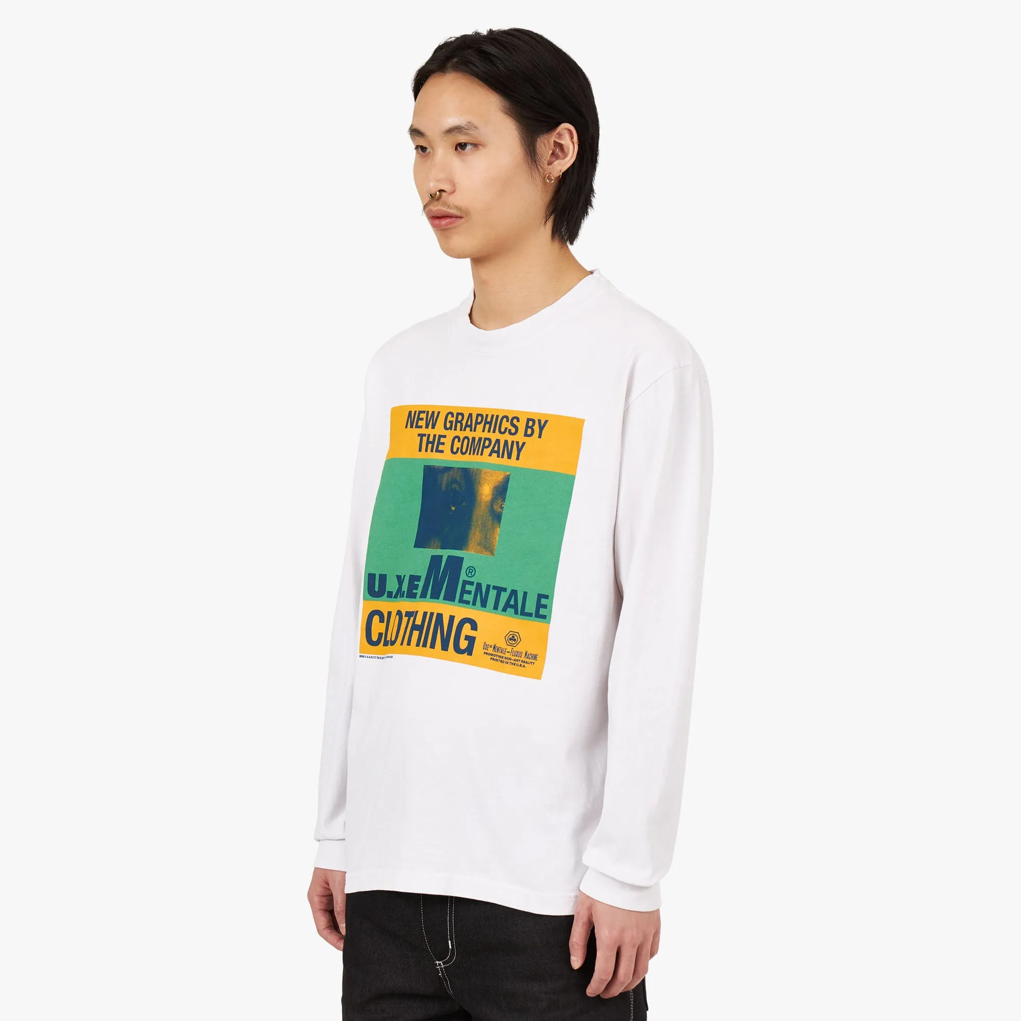 Casual-wear UXE Mentale New Graphics Long Sleeve / Off White