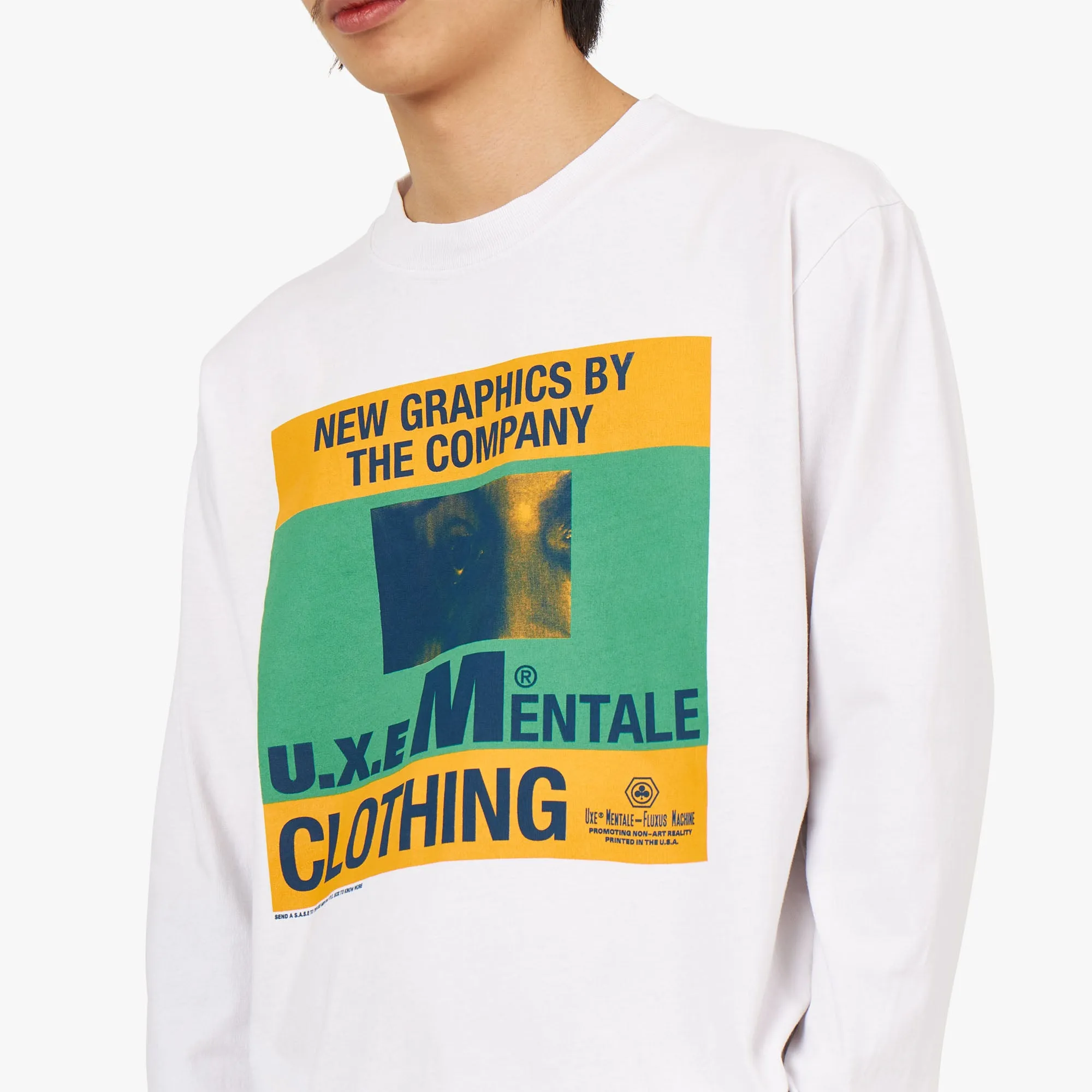 UXE Mentale New Graphics Long Sleeve / Off White Tubular Body Construction indoor activity