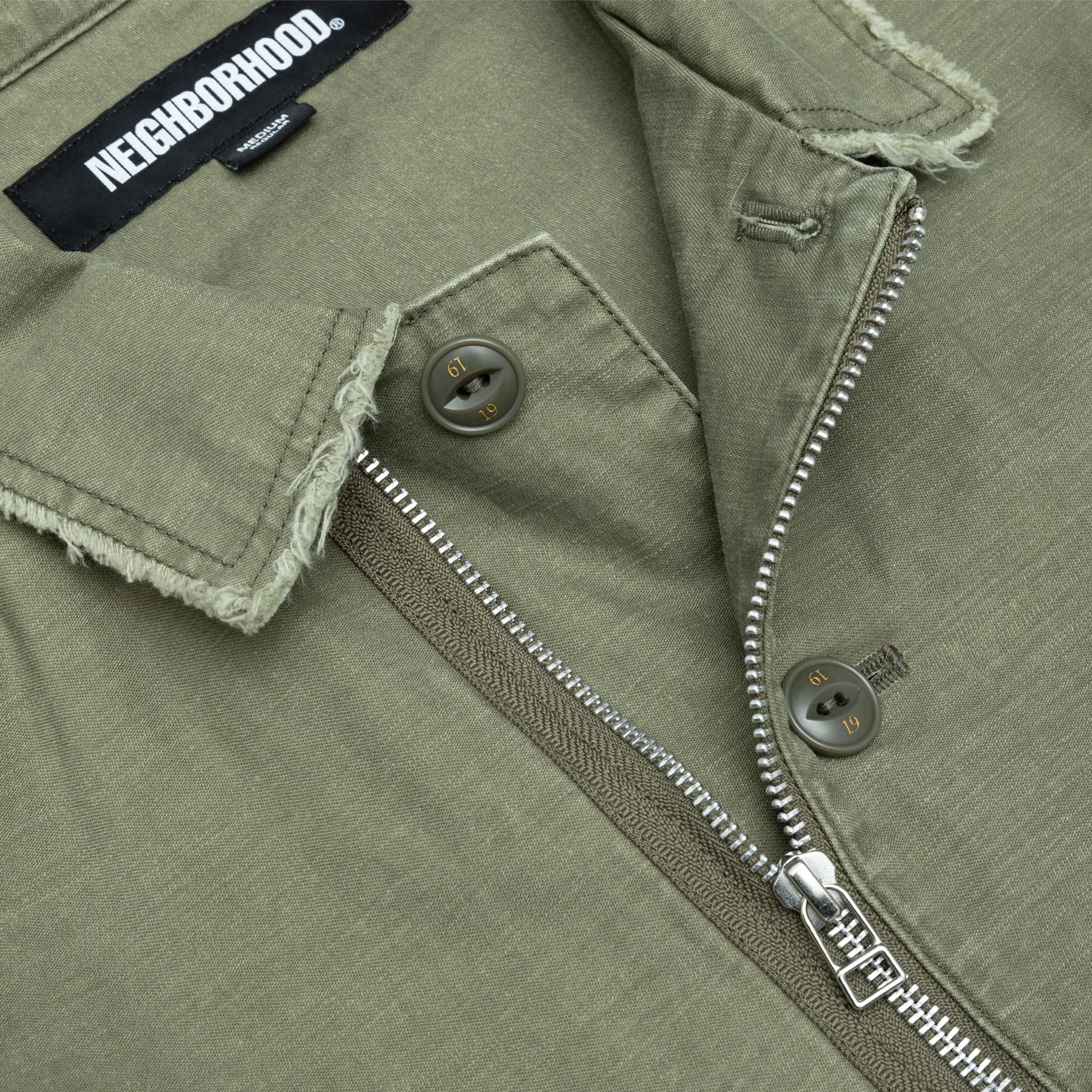 UNTRIMMED ZIP SHIRT All-Weather Ready Ethical production