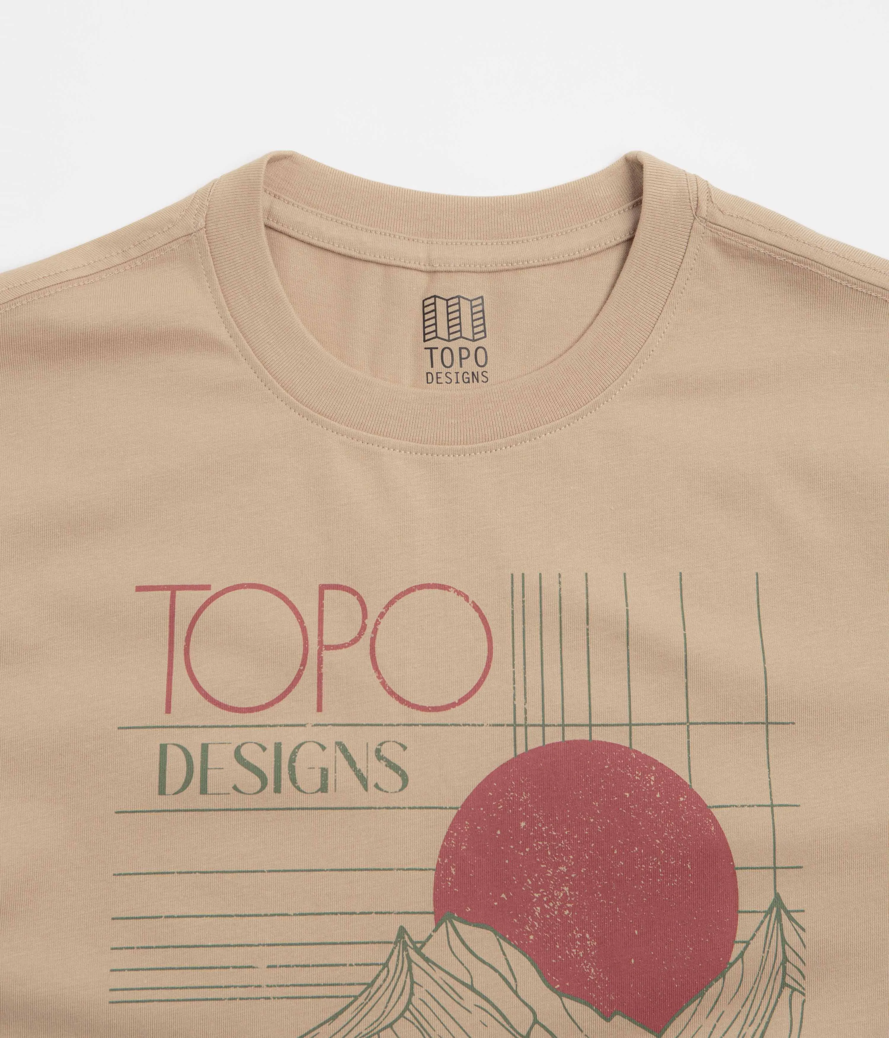 Summer Topo Designs Horizon T-Shirt - Sahara