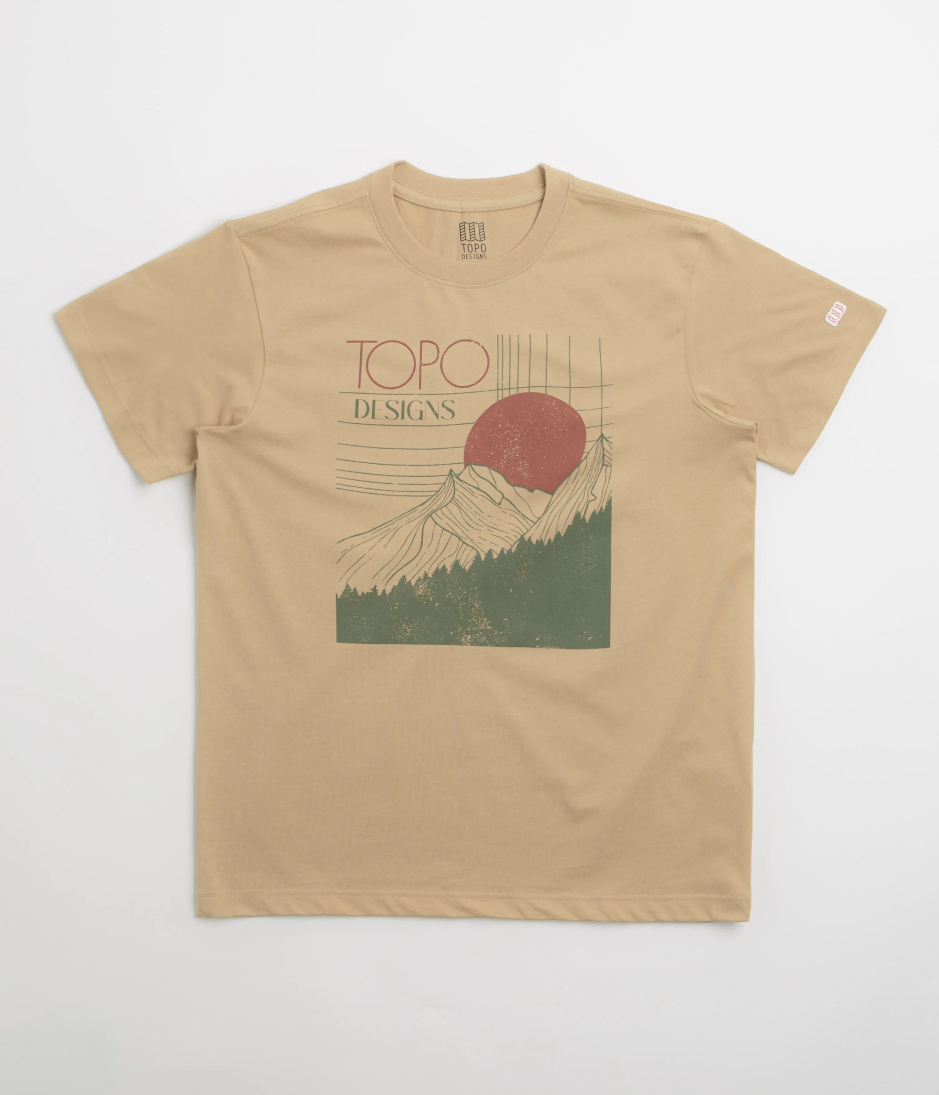 ethical fashion Topo Designs Horizon T-Shirt - Sahara