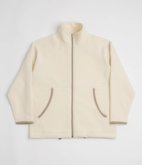 Rain Safe Norse Projects Tycho Pile Fleece Full Zip Jacket - Ecru
