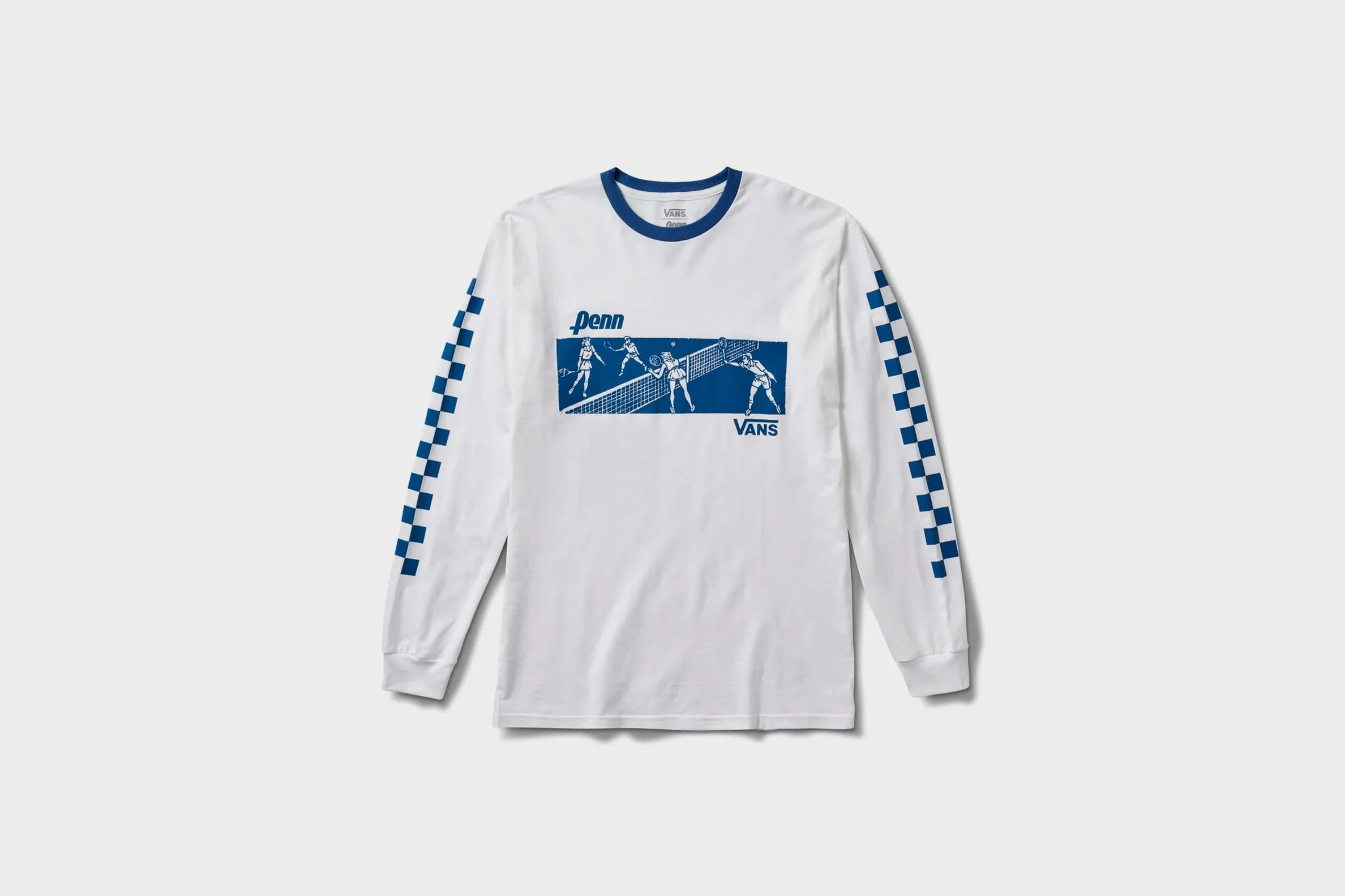 AdjustableCuffs FourWay Stretch Vans x Penn Long Sleeve (White)