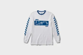 Vans x Penn Long Sleeve (White) OekoTexCertified HighCollared Design