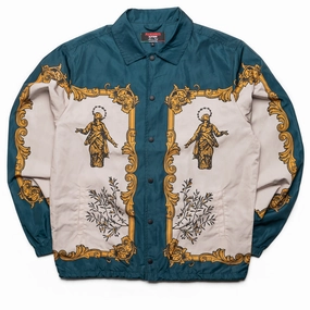Ornamental Bestseller Pleasures Lorenzo Coach Jacket - Dark Green