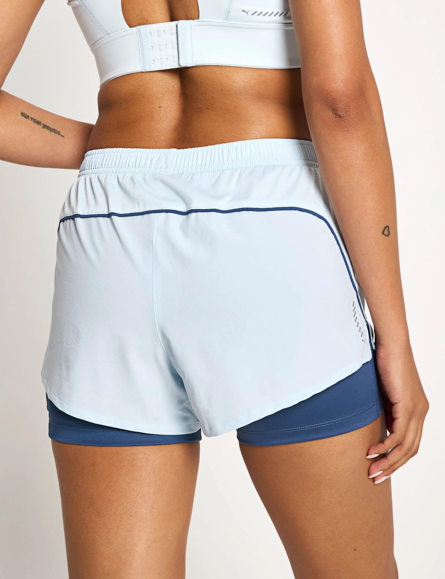 Velocity 2in1 3" Running Shorts - Sea Glass plain shorts Comfortable Shorts