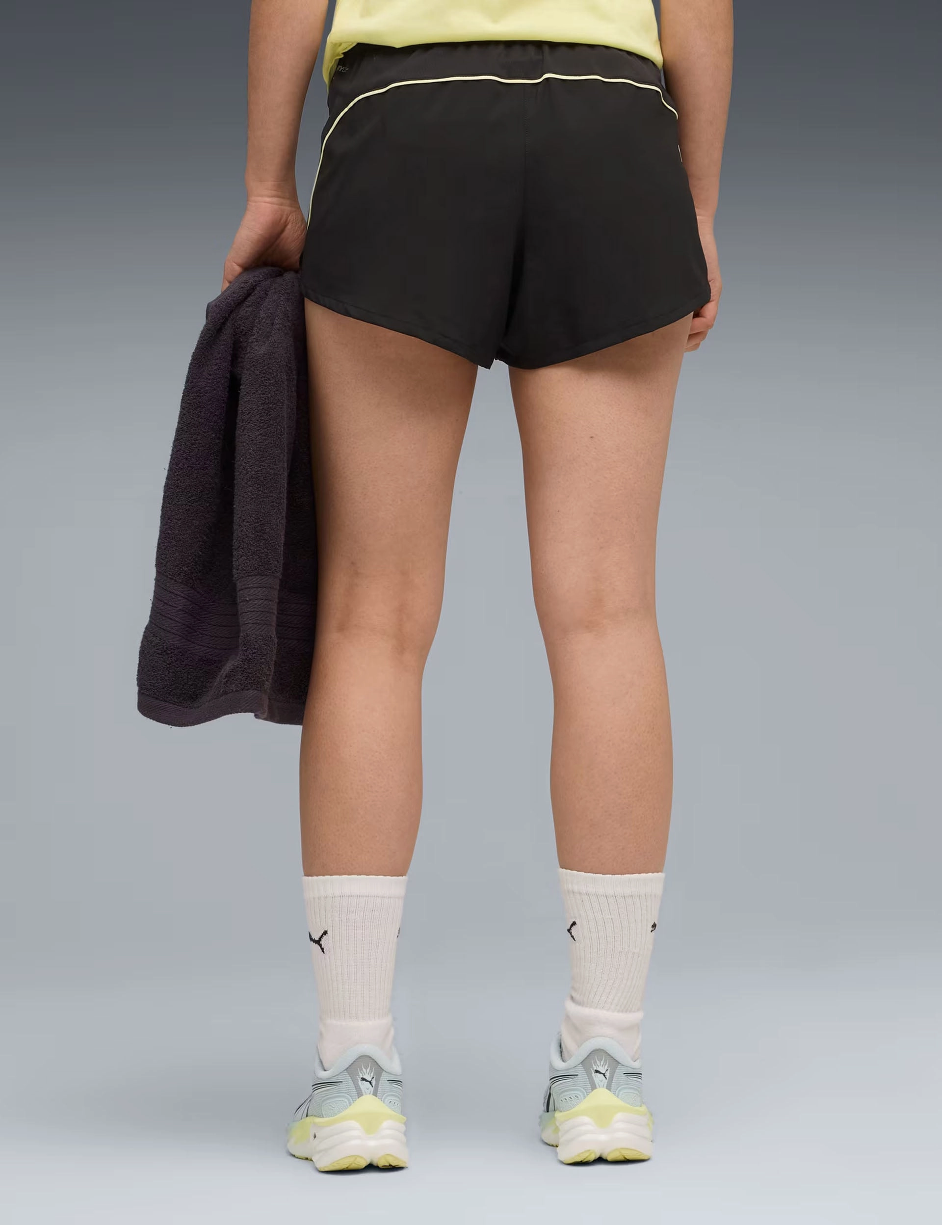 Velocity 3" Running Shorts - Black/Gold Moon Everyday Outfit Stain-Resistant