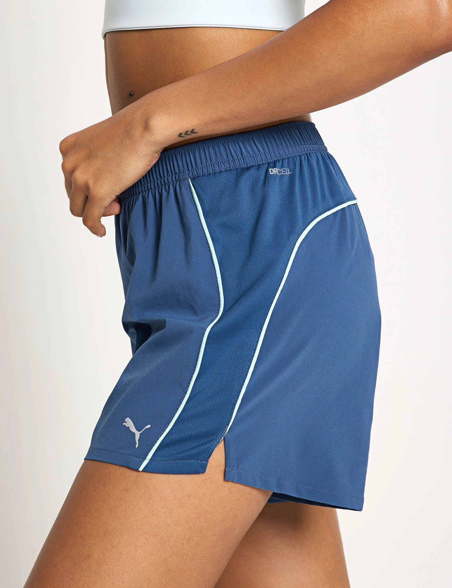 Velocity 5" Running Shorts - Dark Indigo Athletic Silhouette snowboard clothing