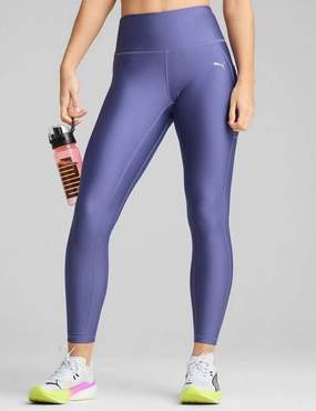 For Kids Stretch Fit Mountain Hike Body Shaping Velocity Running Tights - Blue Crystal