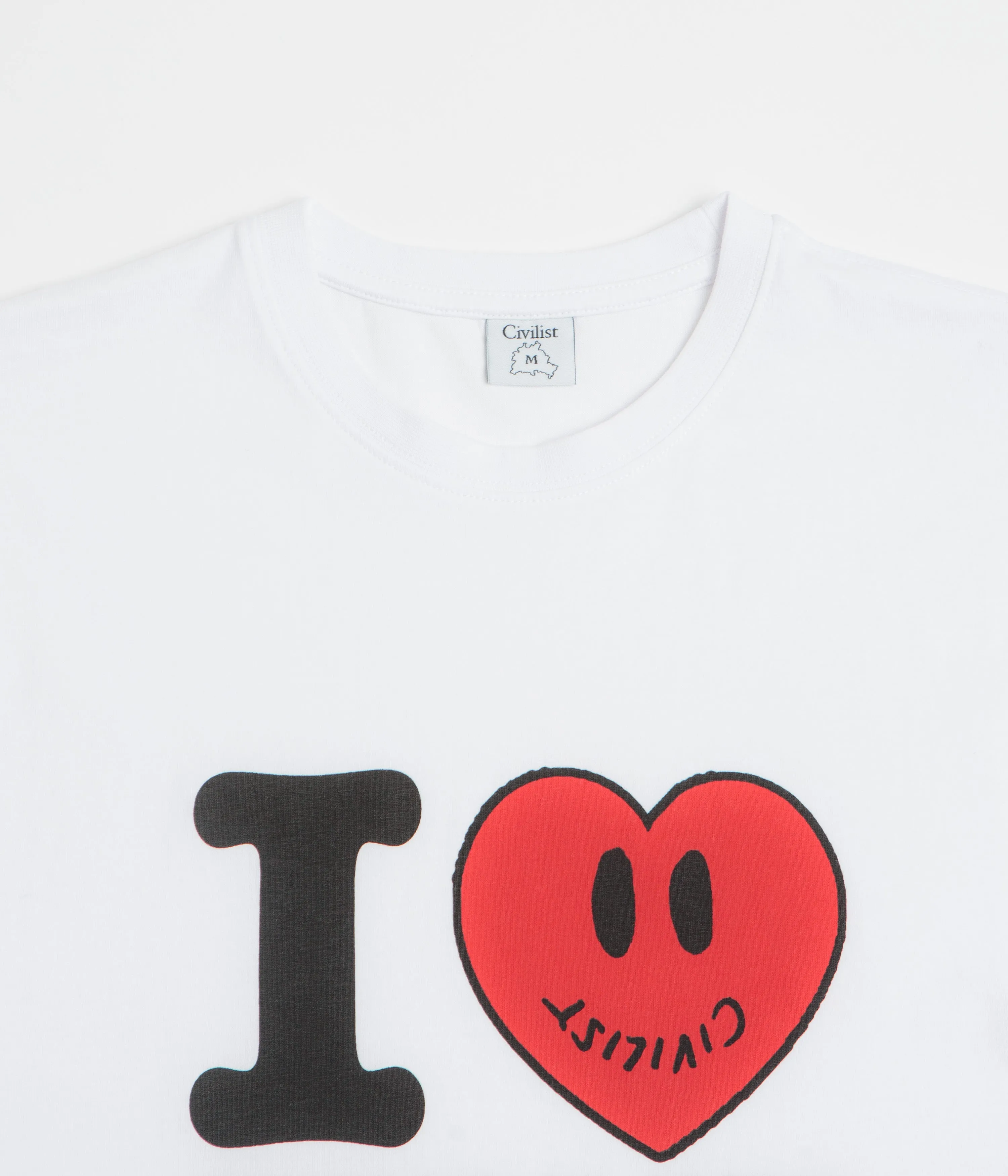 Date night Civilist Ilove T-Shirt - White