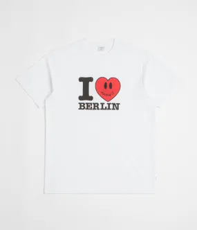 Multi Directional Stretch Odor Control Treatment Civilist Ilove T-Shirt - White