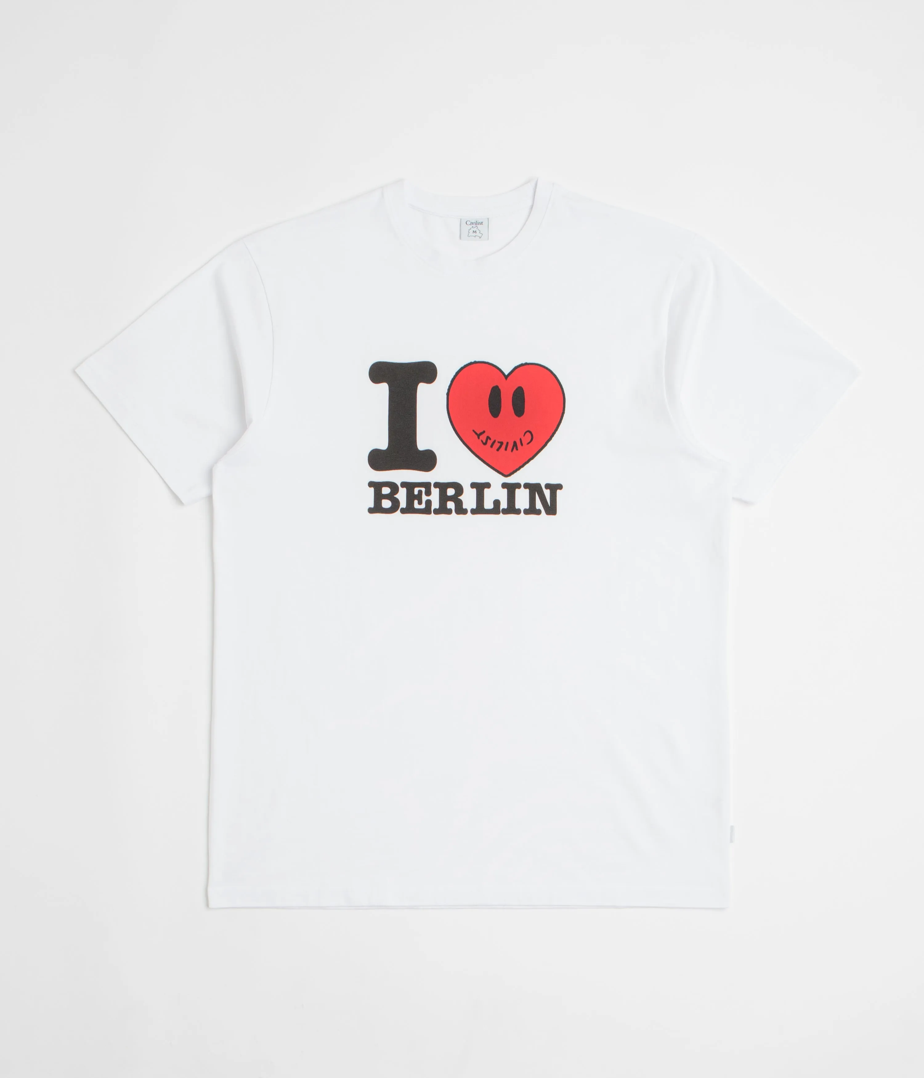 Civilist Ilove T-Shirt - White Printed