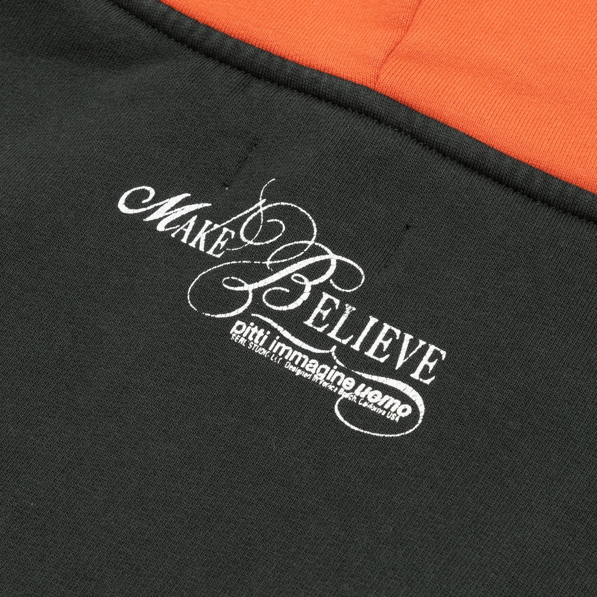 VENICE CHECKER SLEEVE KNIT HOODIE