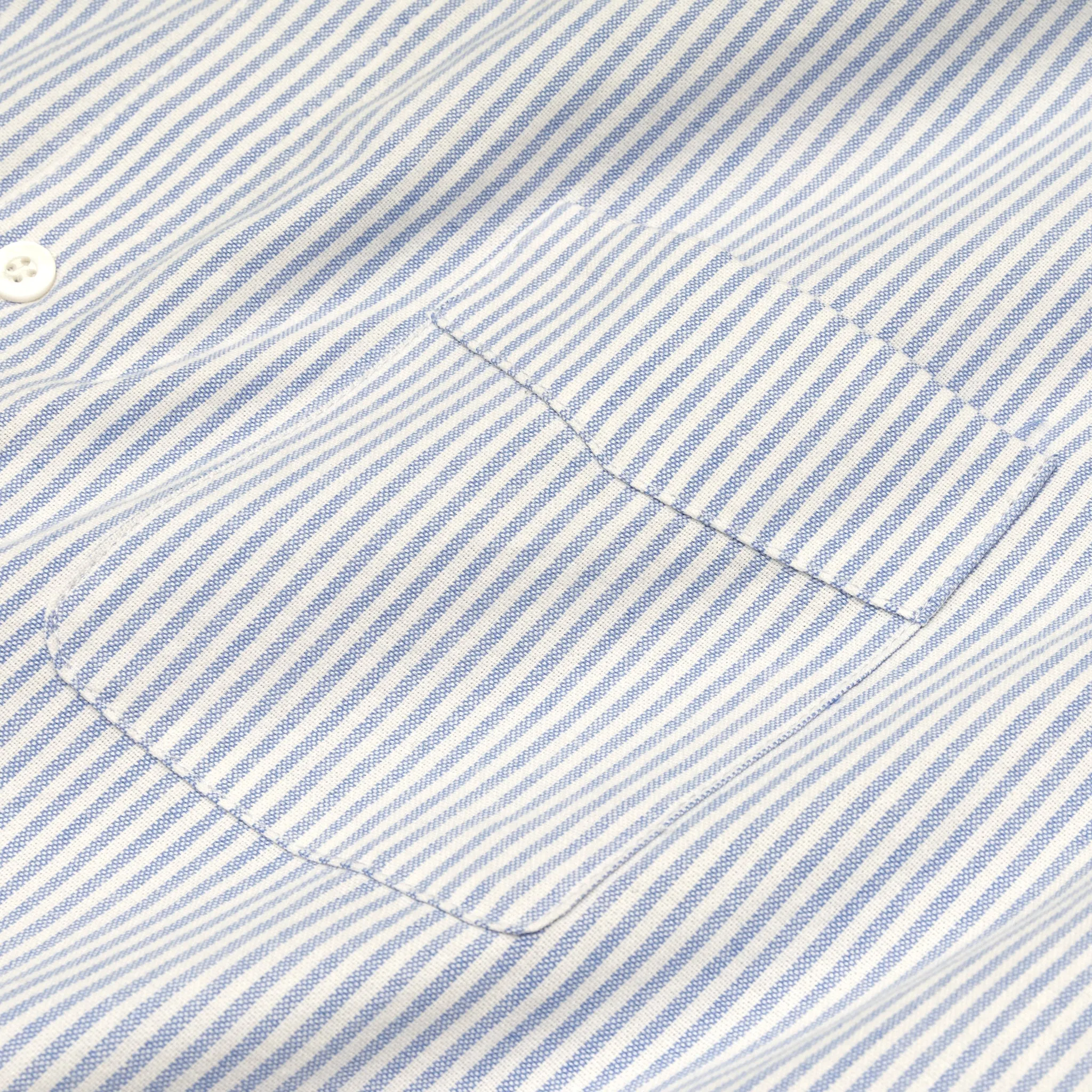 SIMPLE STITCH STRIPE OCBD SHIRT youth trend