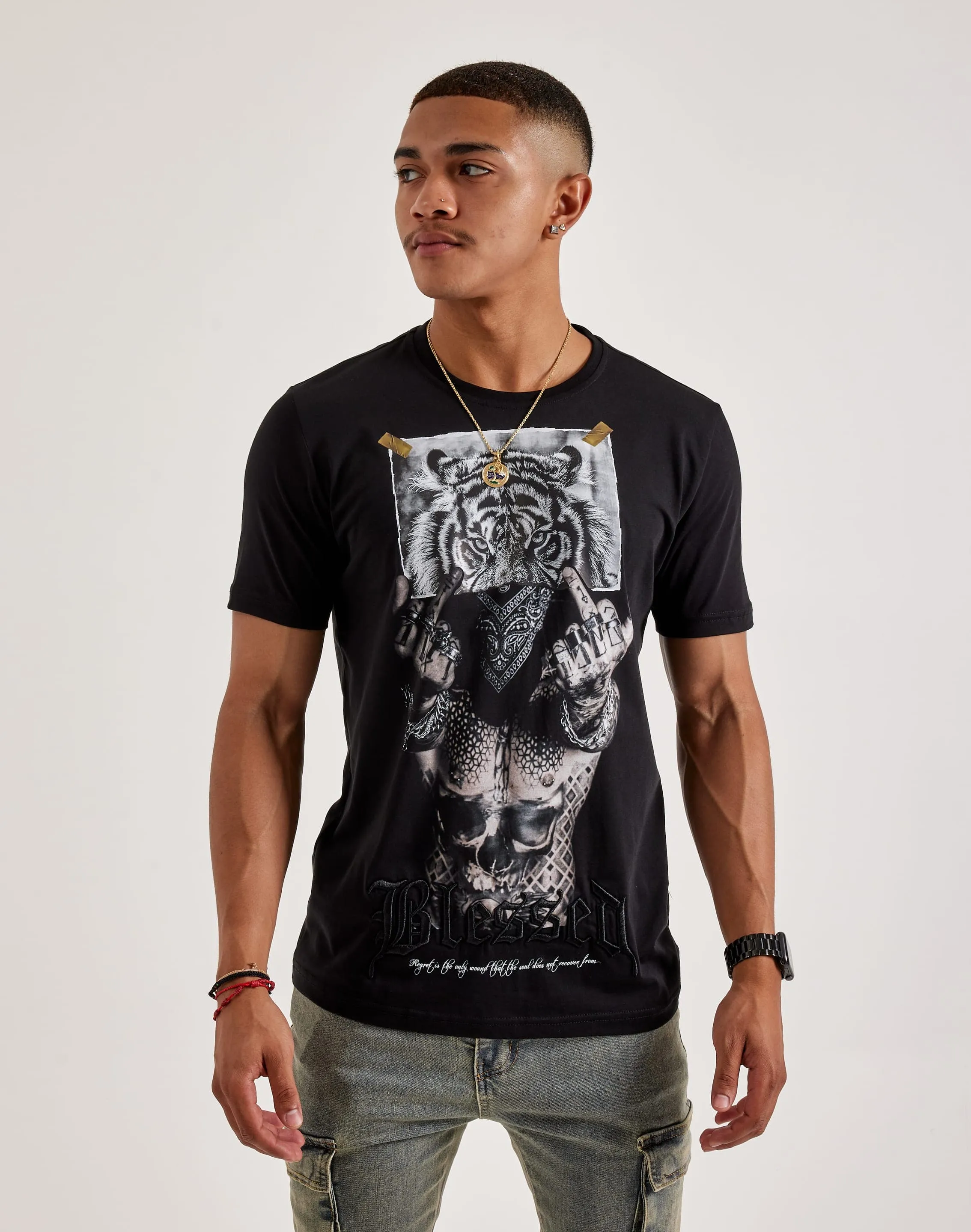 Blessed UK Regret Is The Only Wound Tee Bead Soul