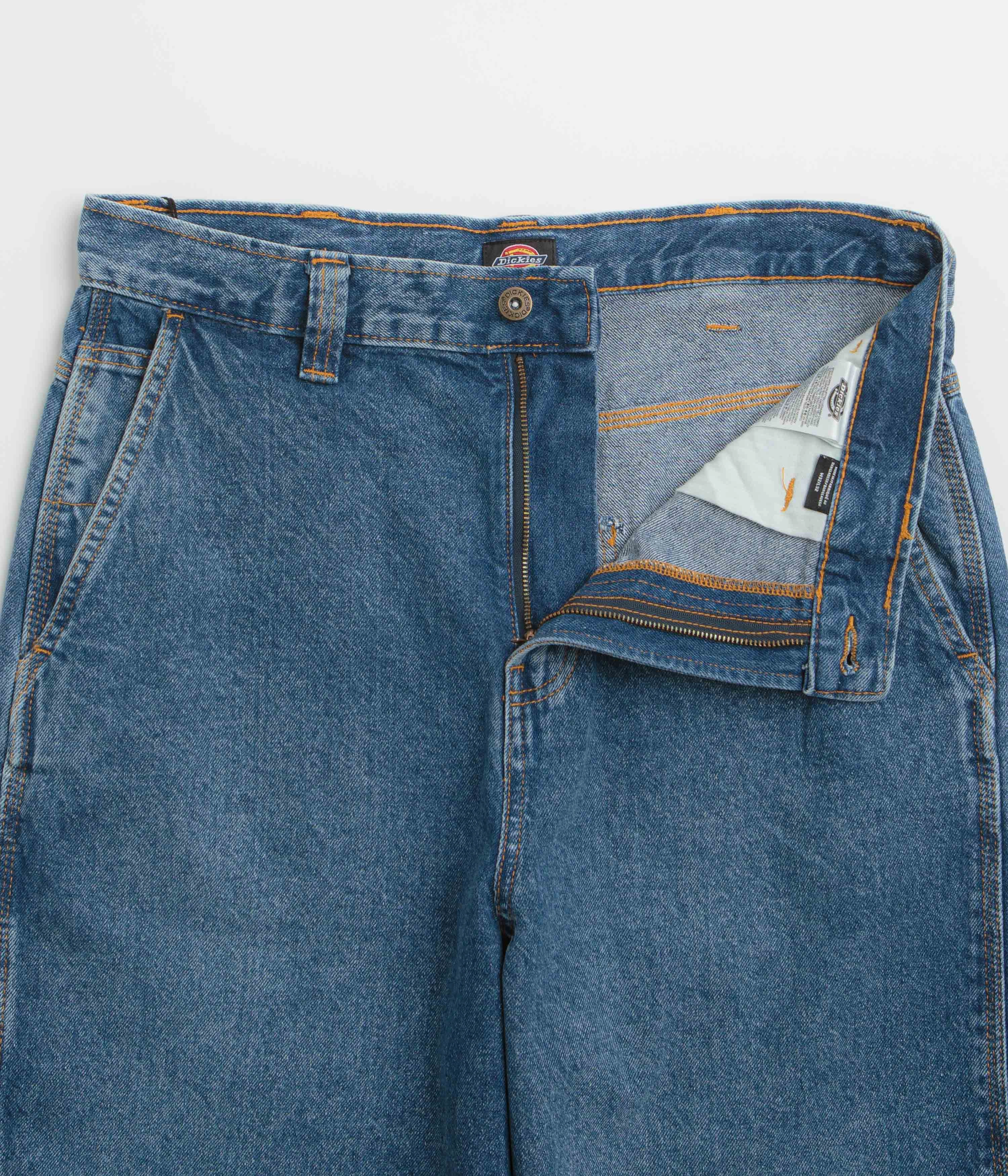 Dickies Madison Jeans - Rinsed Blue / Fade Dynamic Flex Panels Adjustable Closure