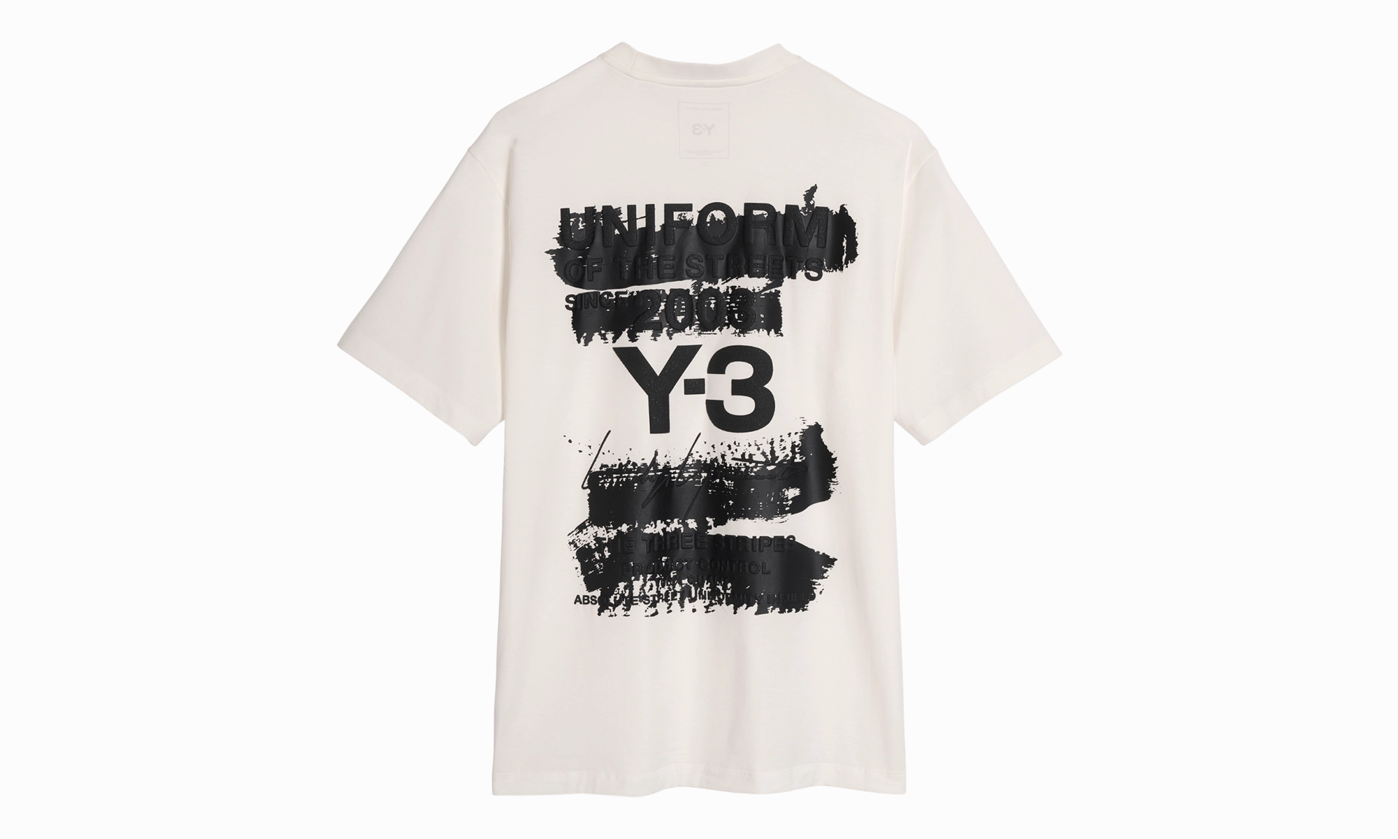 OdorResistant Material Minimal Mood Graphic Short Sleeve Tee "White"