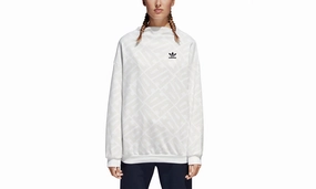 Park Day Stretch Fit Originals St. Petersburg Alloverprint Sweatshirts "Chalk White"