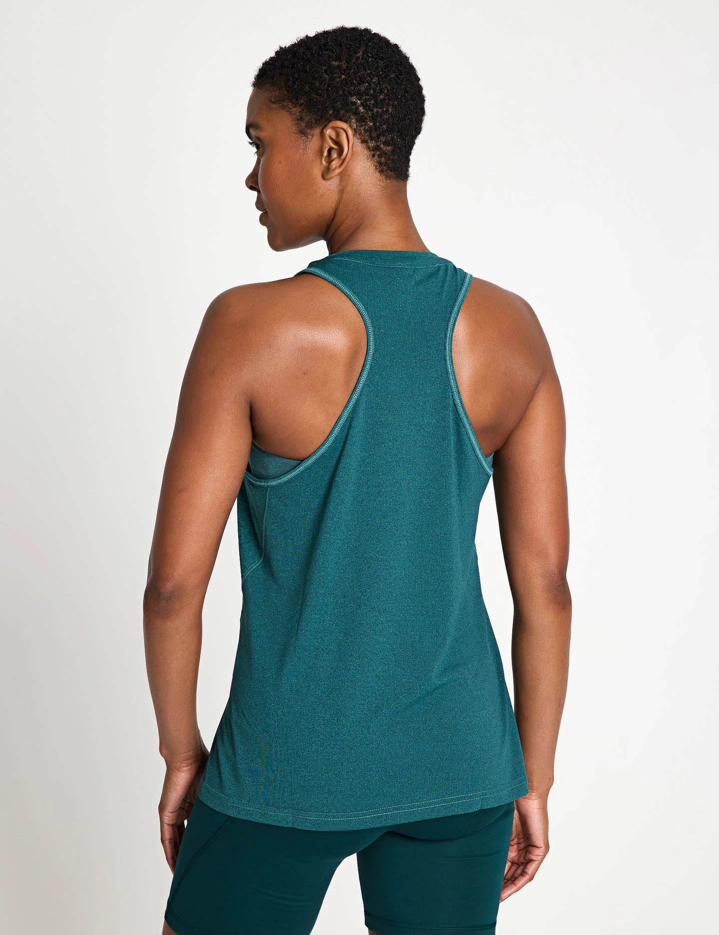 Designed for Training Tank Top - Preloved Teal/Aurora Ivy Abrasion Resistant Texture Intelligence - gathering