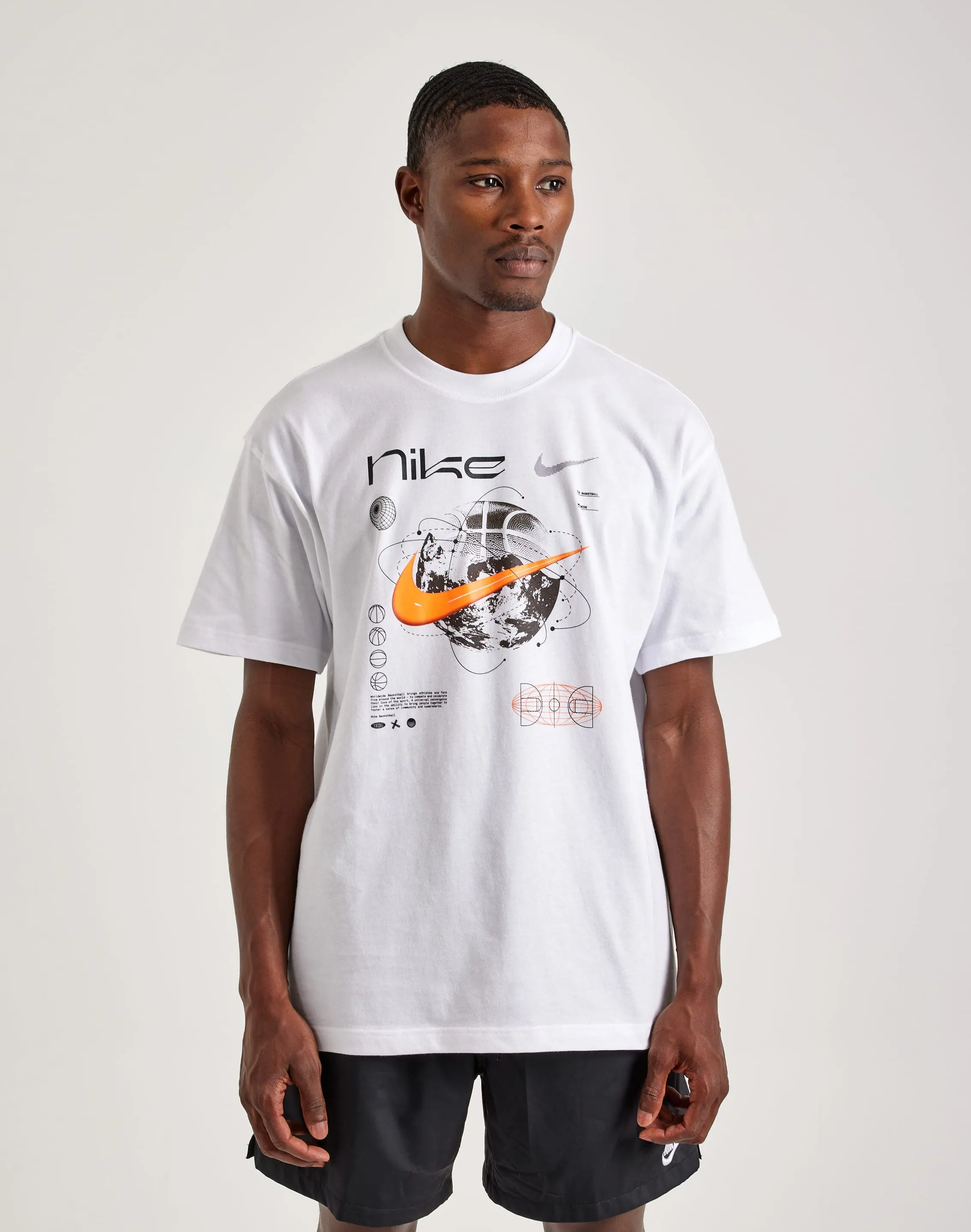 Day Glow Nike Max90 Basketball Tee