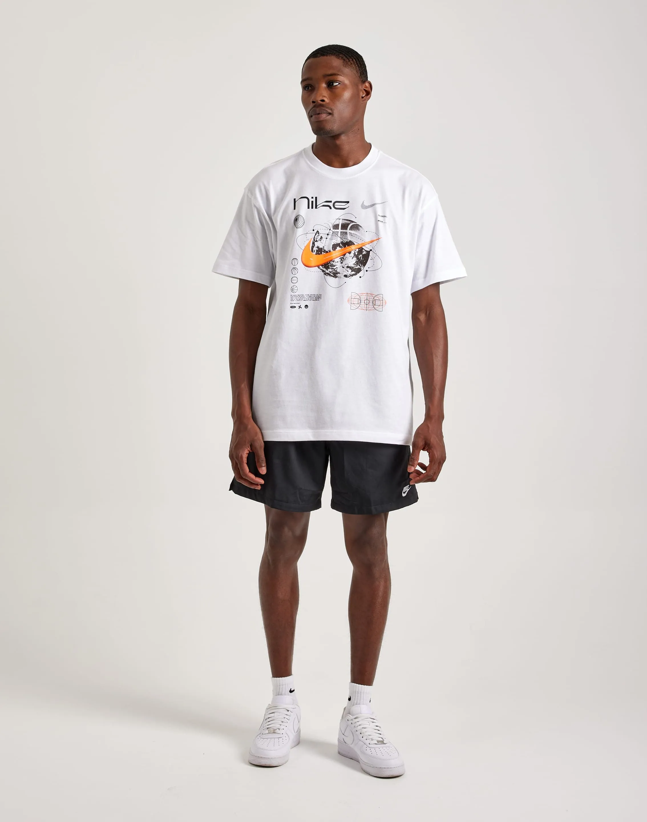 Nike Max90 Basketball Tee warm glow Reflective details