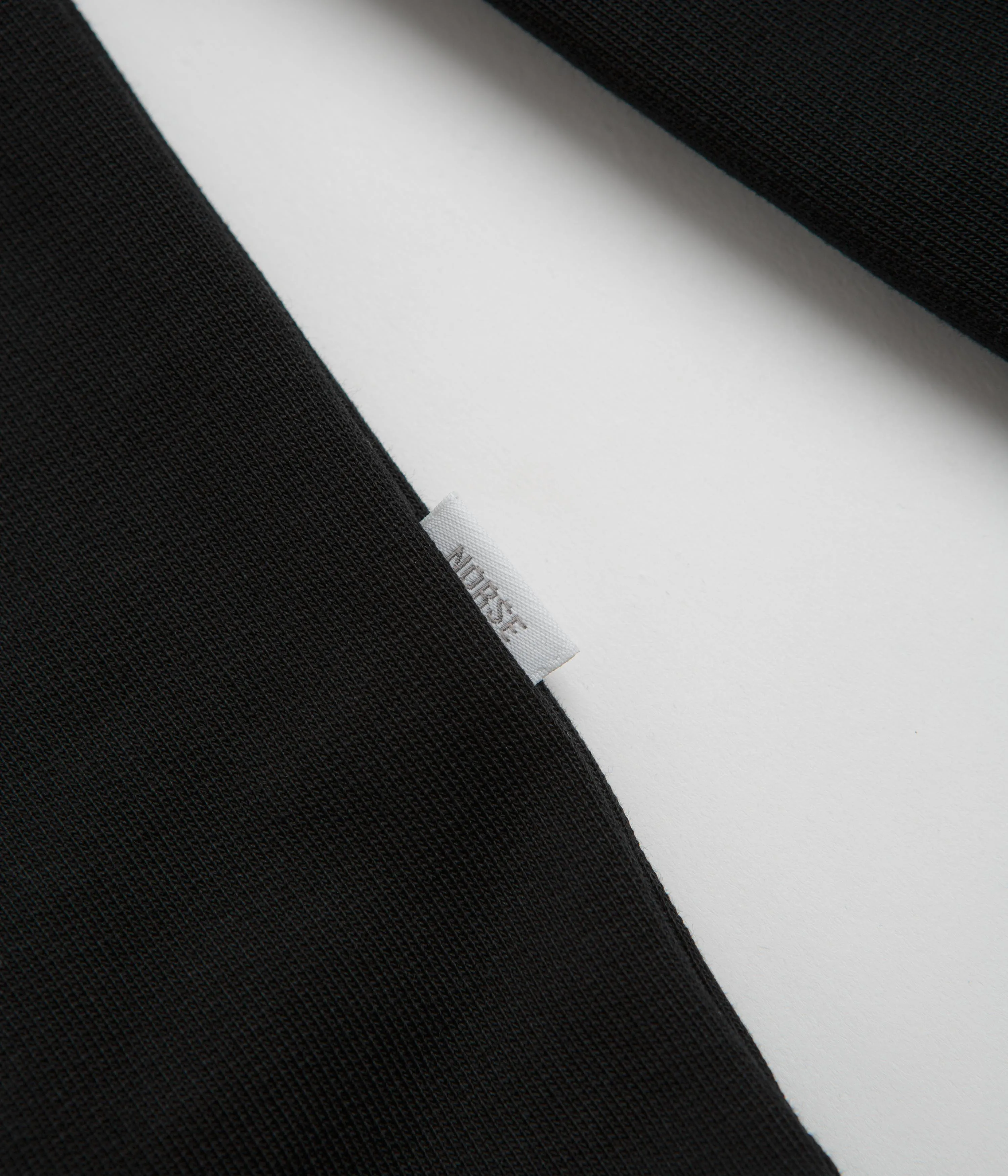 Norse Projects Standard Half Zip Sweatshirt - Black Gift worthy product camouflage stealth