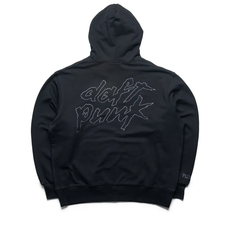 hiking clothes Minimalist Look Pleasures RAM Zip Hoodie - Black