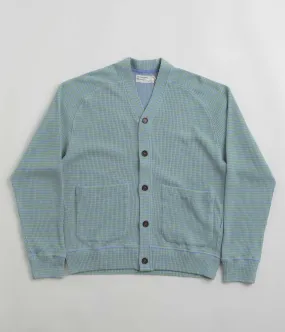 Universal Works Dickie Cardigan - Sky product ribbon playfulness