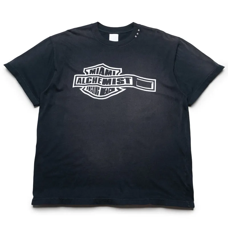 Mid-waisted Alchemist Waving Tee - Black