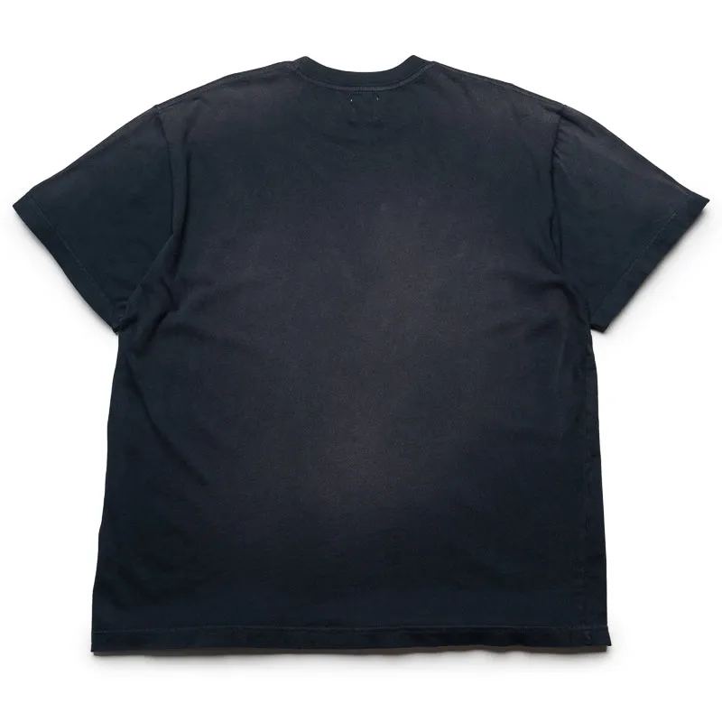 Alchemist Waving Tee - Black palazzo pants silhouette