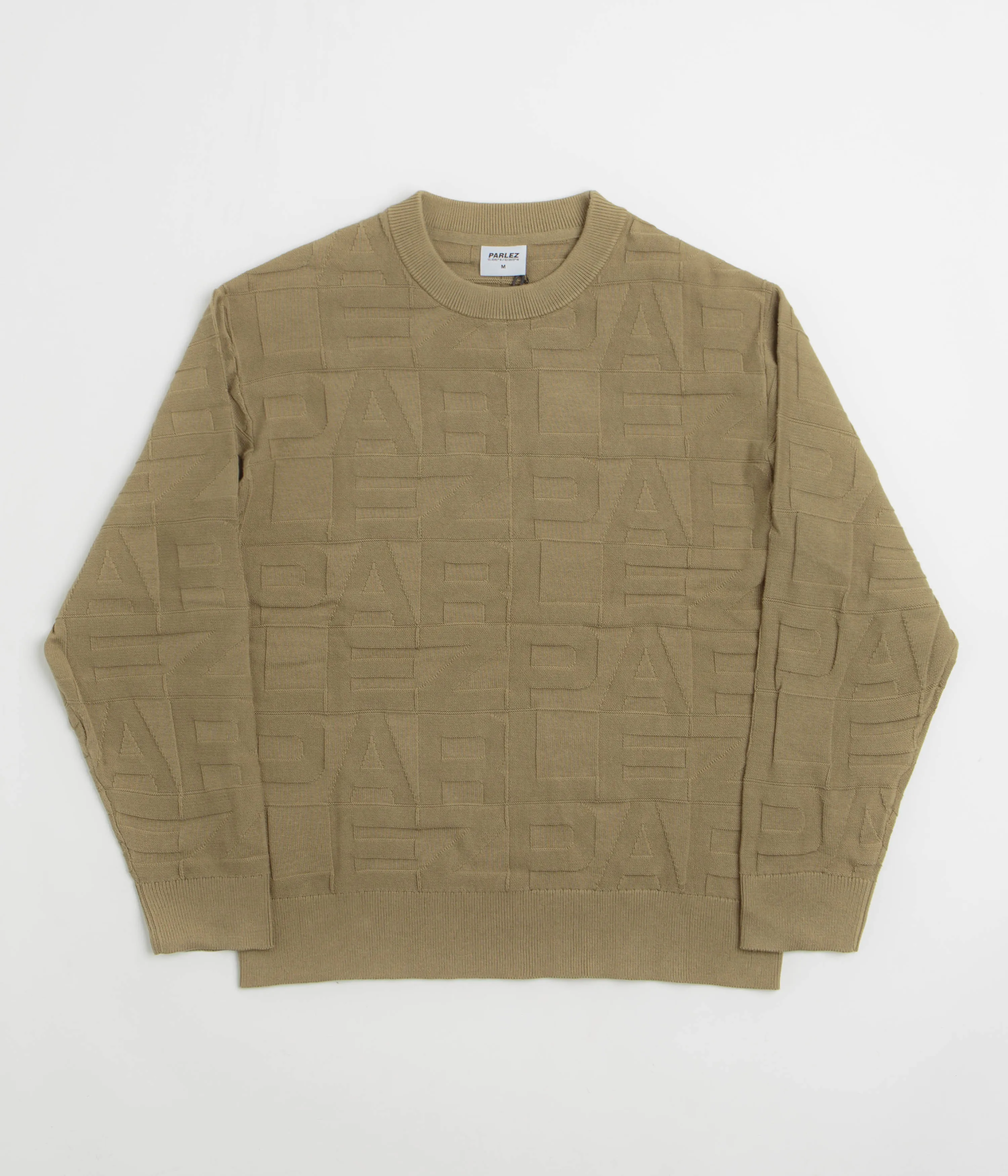 Modern Classic Parlez Block Crewneck Sweatshirt - Sand