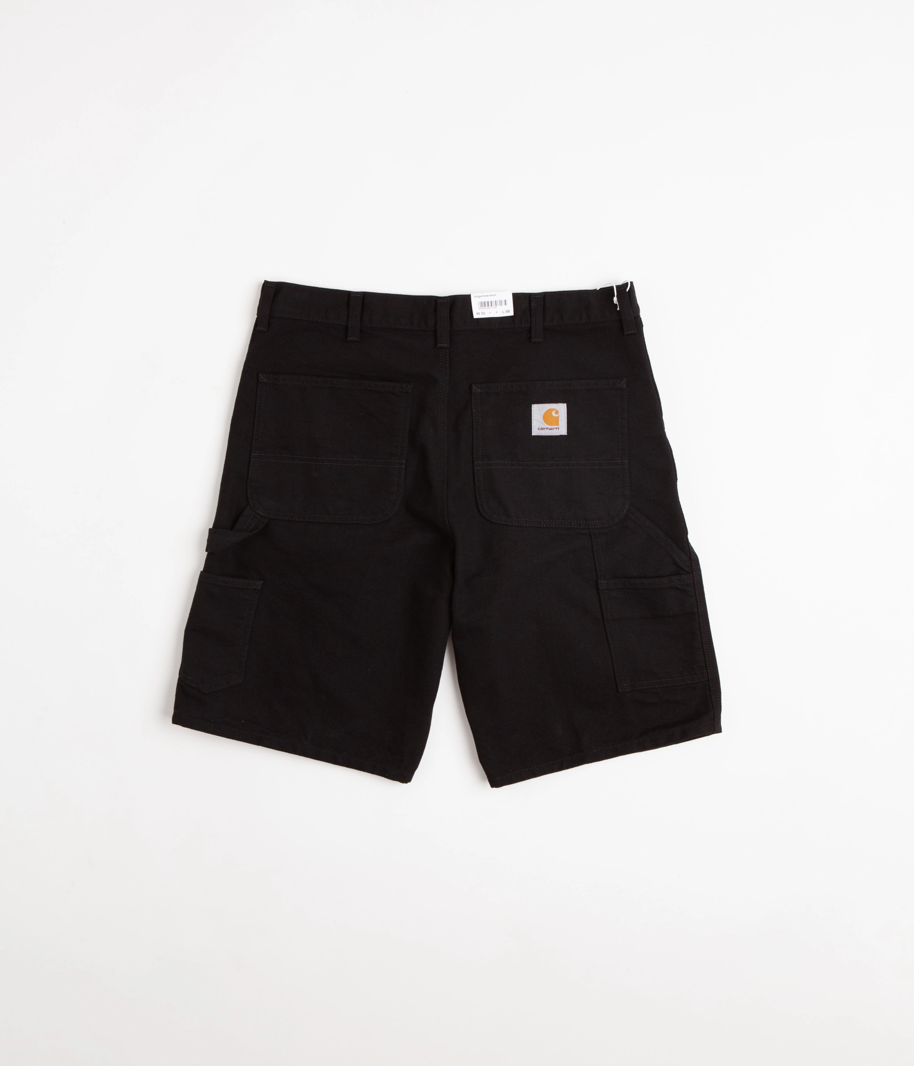 dance clothing Easy Breezy Carhartt Single Knee Shorts - Black Rinsed