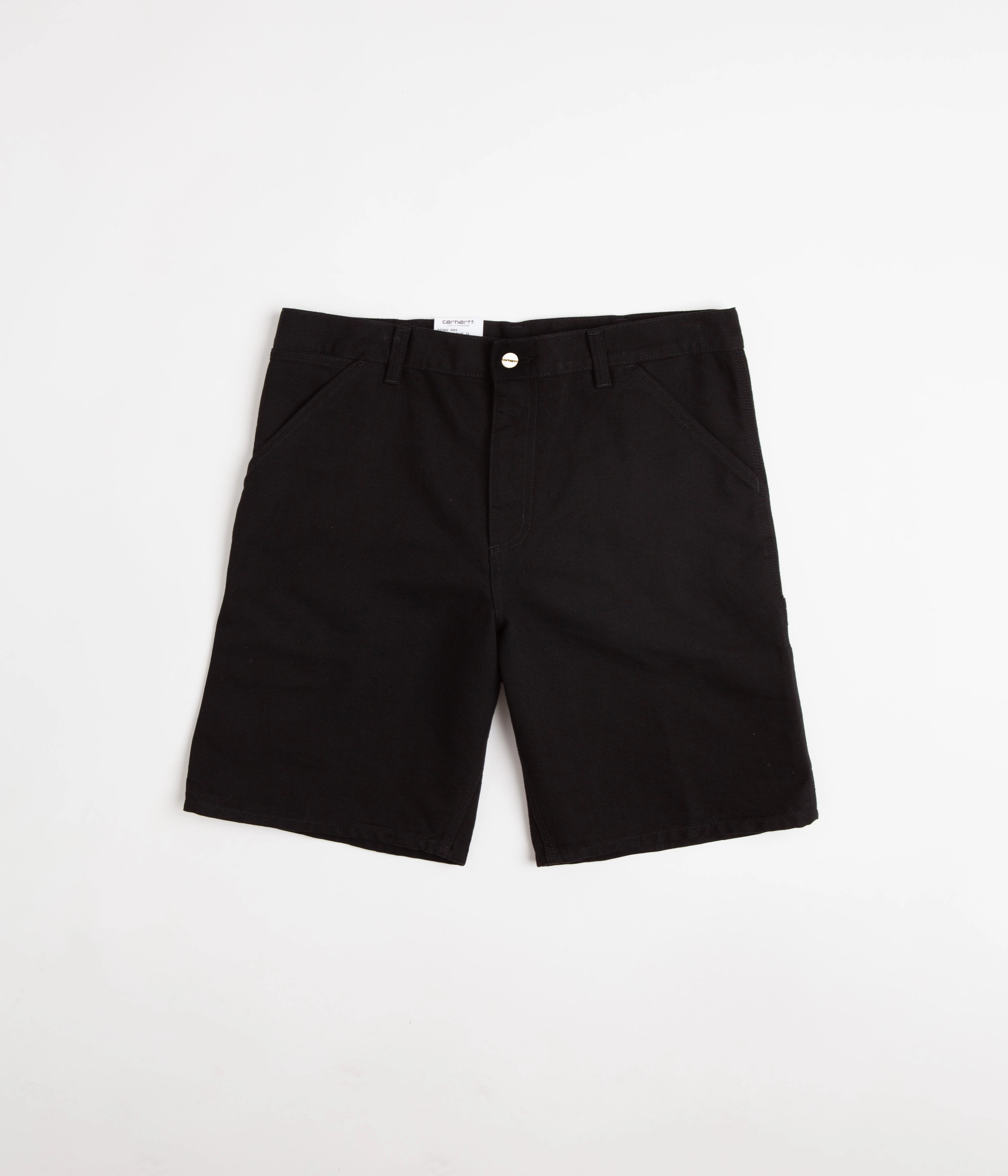 Carhartt Single Knee Shorts - Black Rinsed healthcare industry Comfortable clothing
