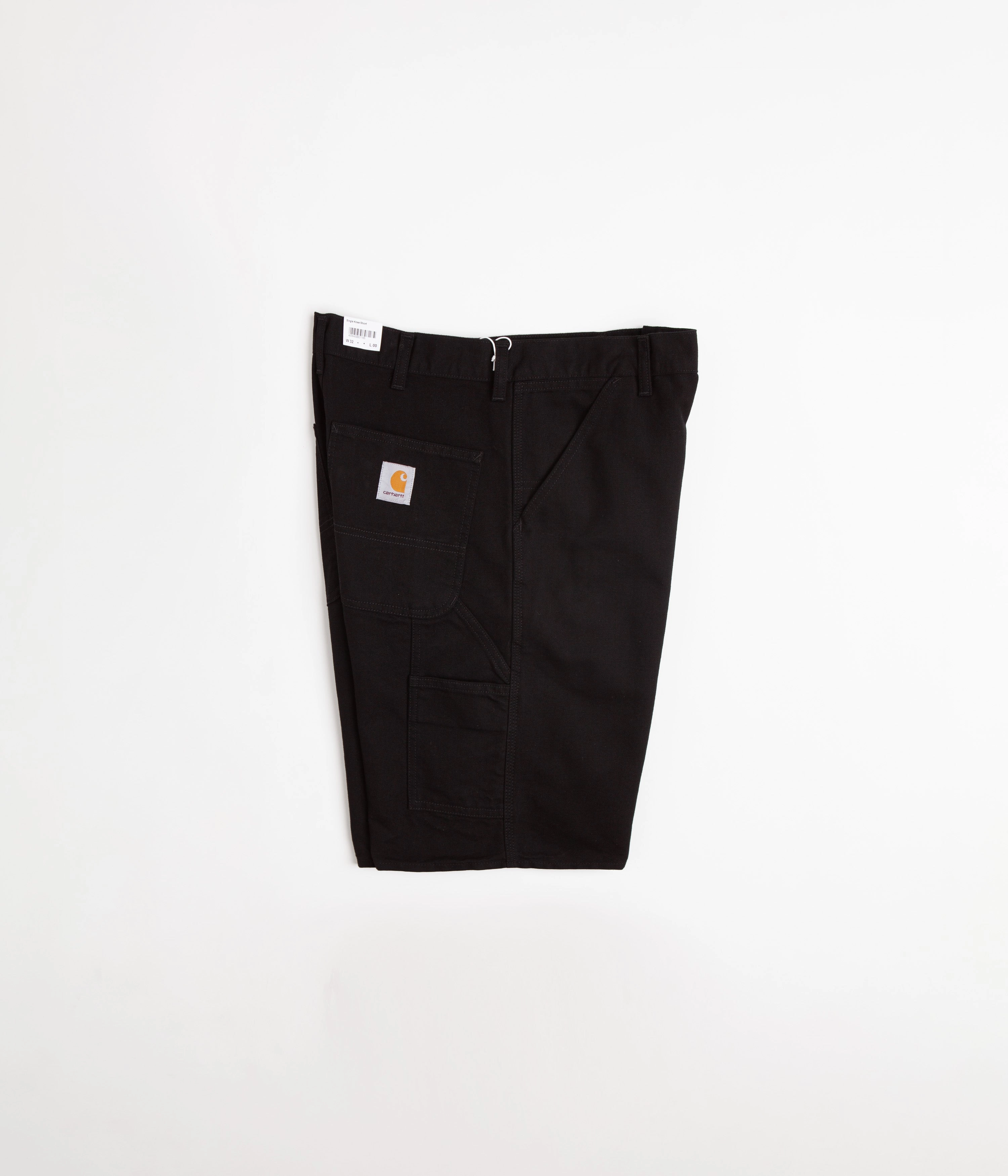 Carhartt Single Knee Shorts - Black Rinsed tumble dry Everyday Outfit