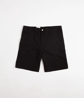 Carhartt Single Knee Shorts - Black Rinsed healthcare industry Comfortable clothing