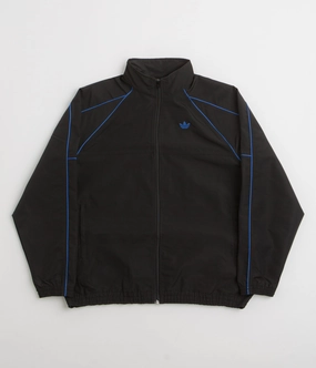 Remember Bargain Adidas Gazelle Premiere Track Jacket - Black / White / Team Royal Blue