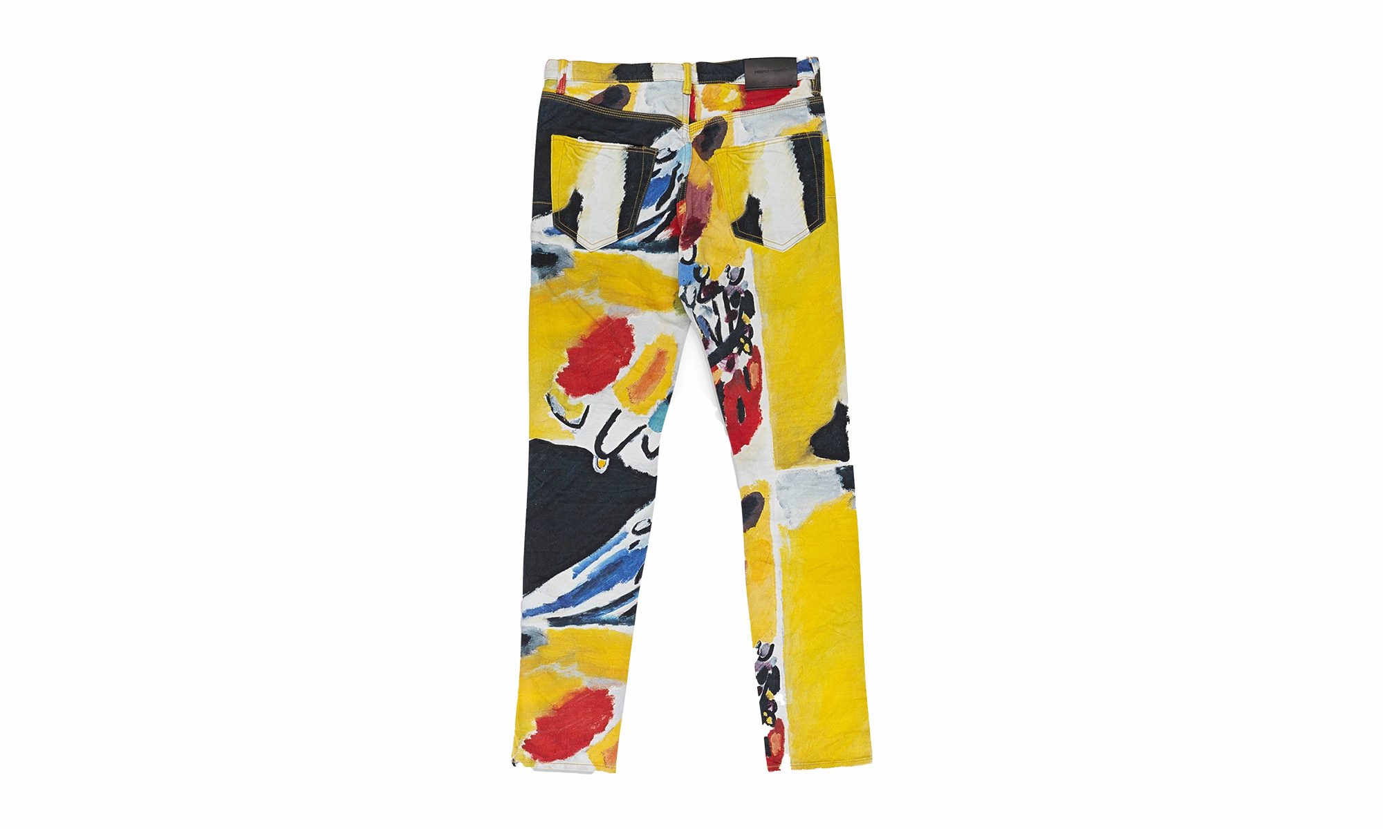 All Body Fit ABSTRACT PRINT DENIM SKINNY JEANS "Multicolor"