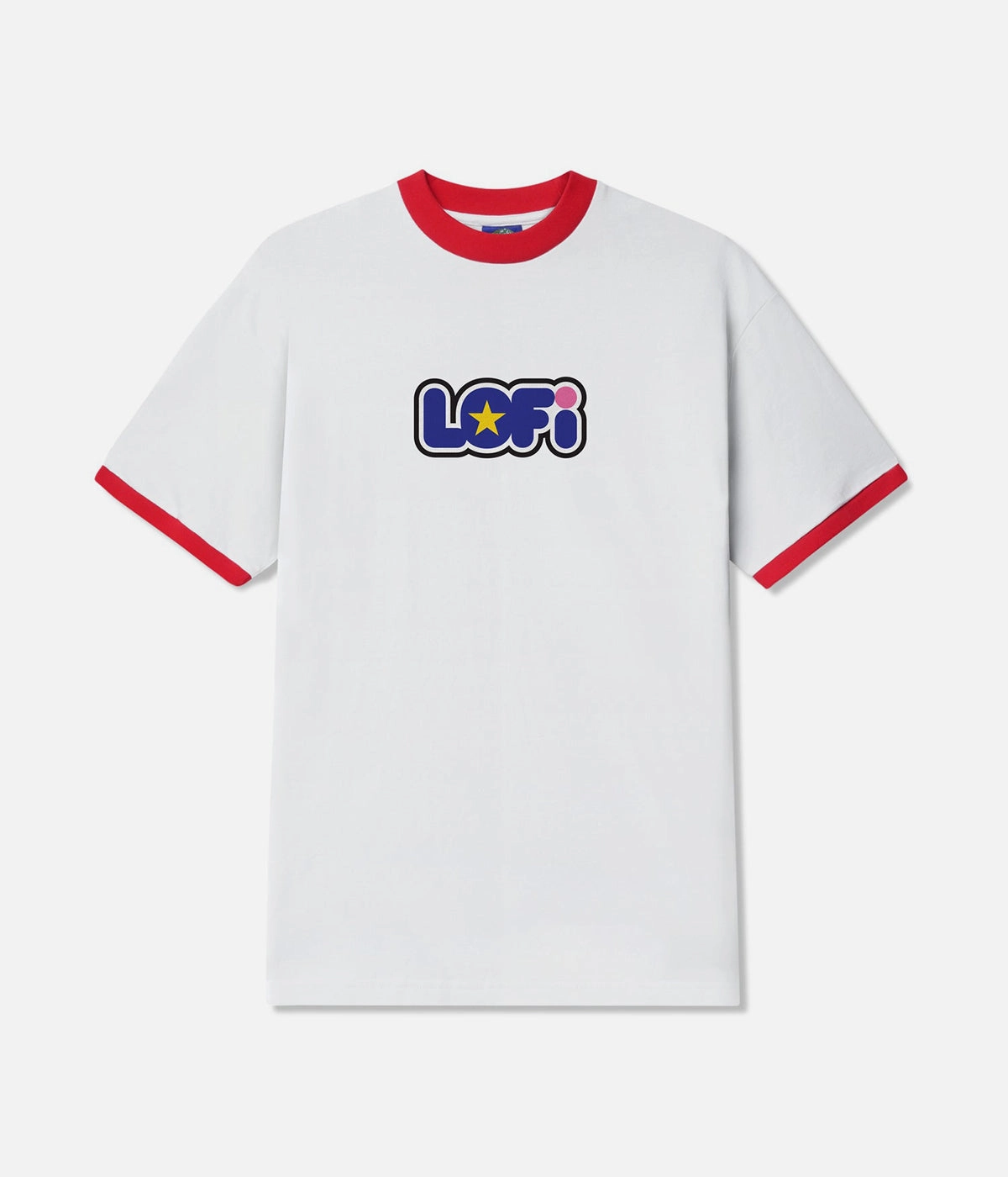 Checkered Style Moisture Wicking Material Lo-Fi Ideas Ringer T-Shirt