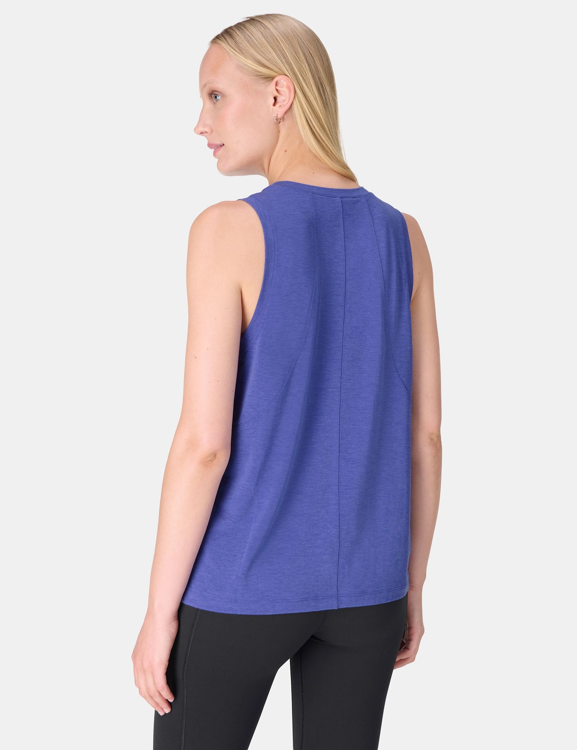 mass production Elastic Free Soft Flow Studio Vest - Rich Blue