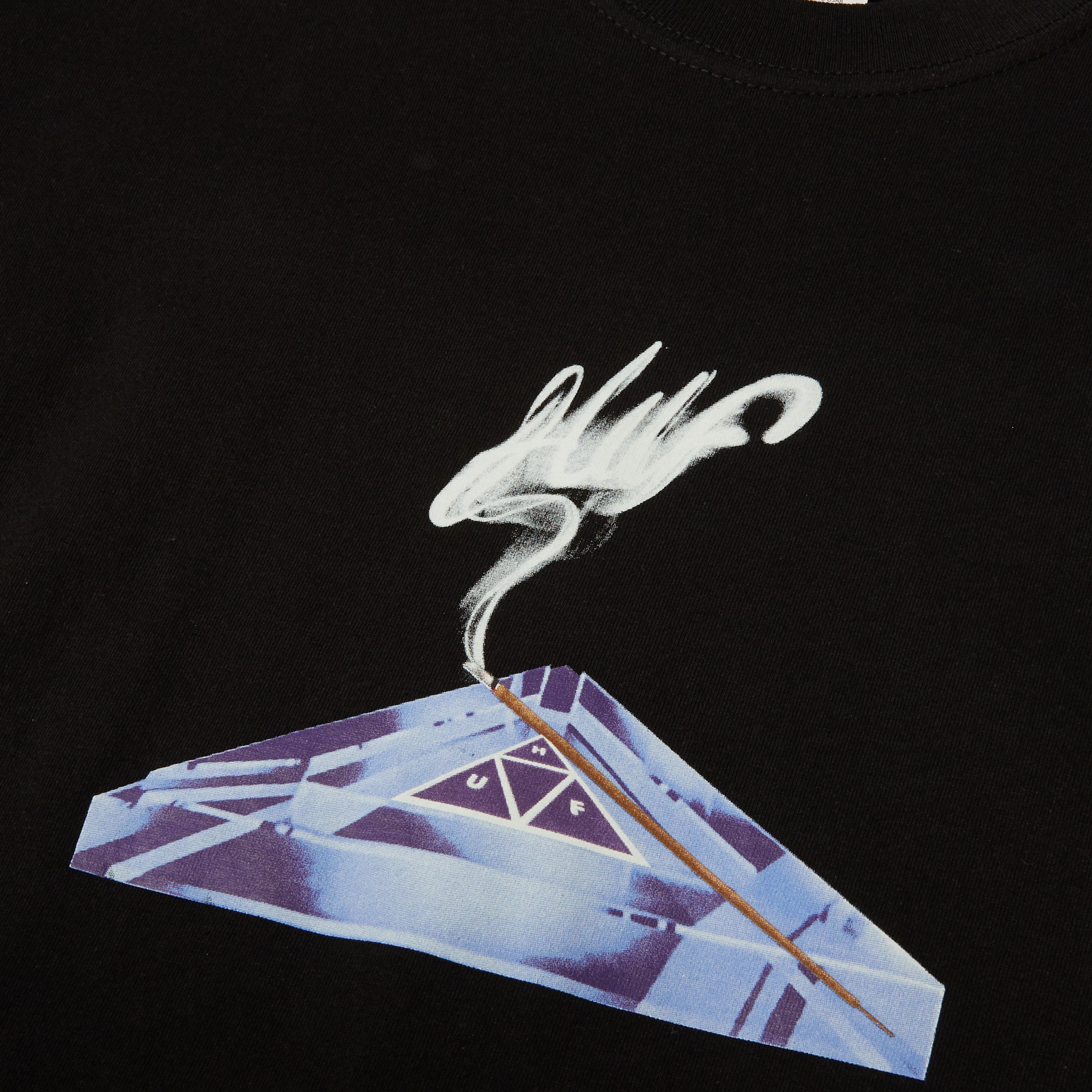 Asymmetrical Cut Huf Scent T-Shirt
