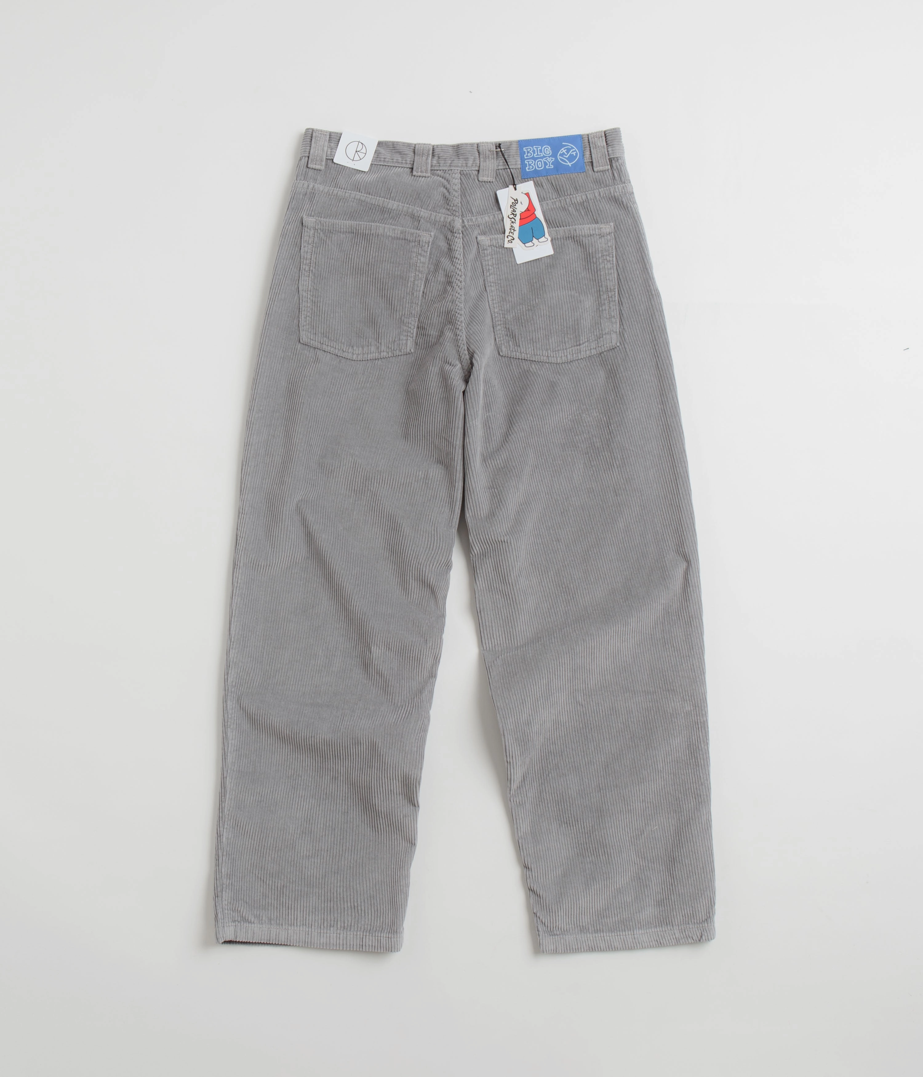 Polar Big Boy Cord Pants - Silver Polyester fabric Hidden Pocket System