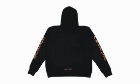 Vertical Logo Fu Hoodie "Black / Brown"