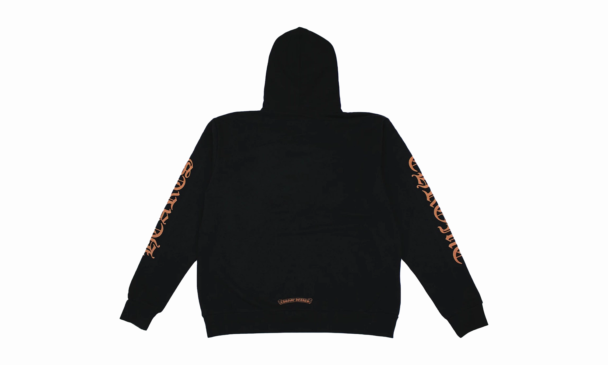 Vertical Logo Fu Hoodie "Black / Brown"